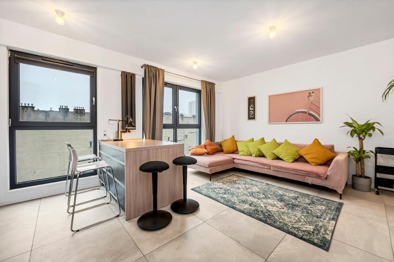 Lumina 4-Room Apart With Large Balcony ワルシャワ エクステリア 写真